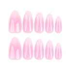 Glossy Baby Pink Press-On Nails – Salon Finish | Reusable & Easy Apply