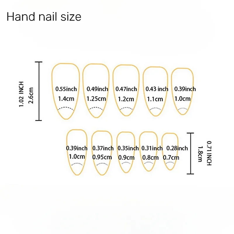 Glossy Pink Almond Press-On Nails | Reusable Fake Nails Set (24 pcs)