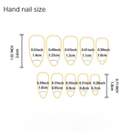 Glossy Pink Almond Press-On Nails | Reusable Fake Nails Set (24 pcs)