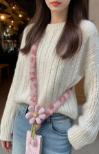 Daisy Phone Charm Strap – Cute Anti-Drop Mobile Lanyard for Everyday Style