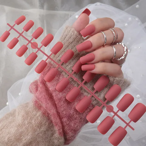 Luxury Matte Press-On Nails – Reusable | Salon Finish | Trendy Colors Set